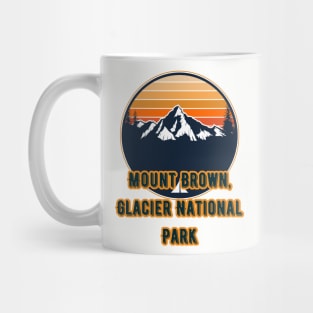 Mount Brown, Glacier National Park Mug
